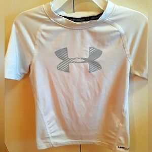 *SALE Under Armour White Youth Swim Shirt